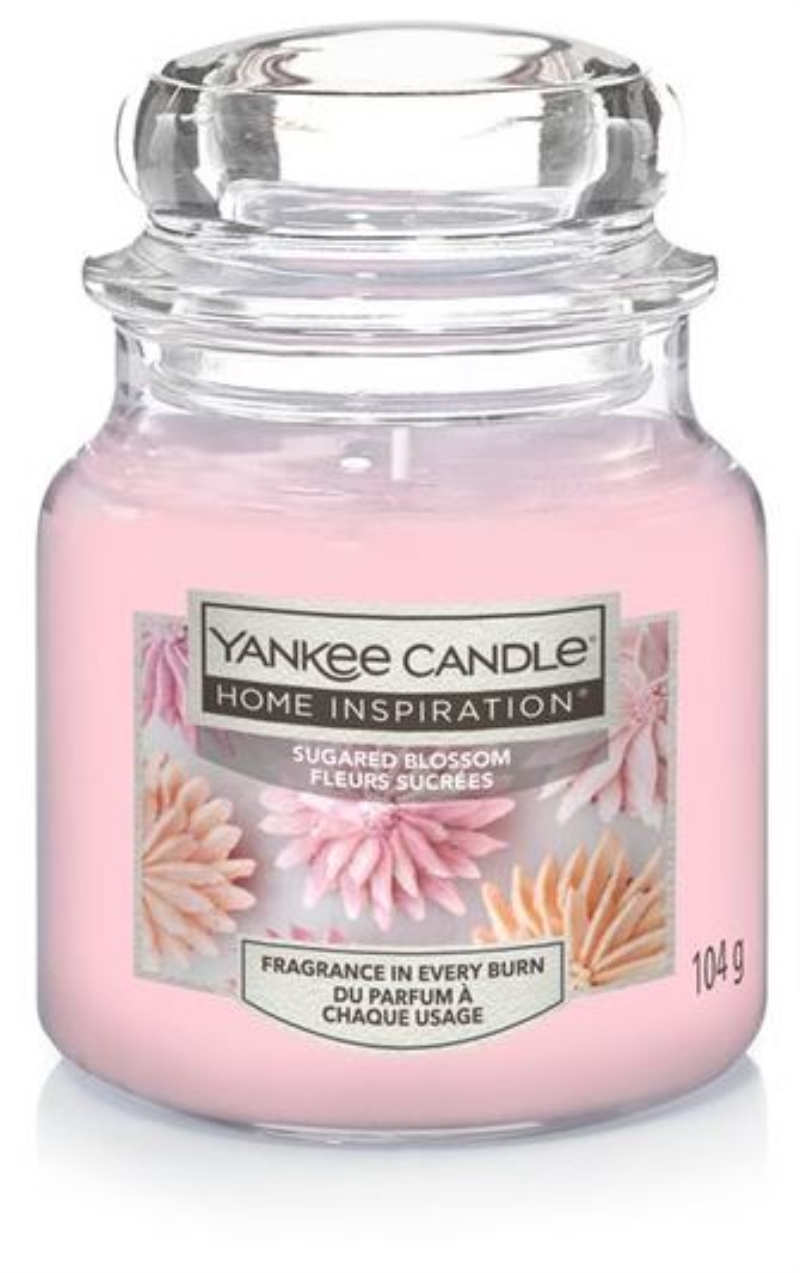 YANKEE CANDLE Yankee Candle Home Inspiration fragranza Sugared Blossom candela piccola